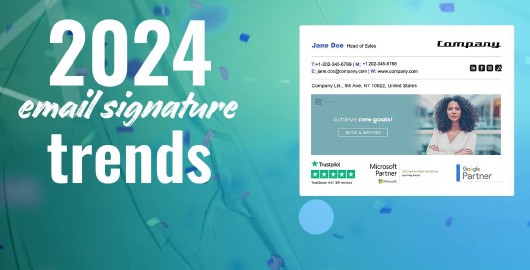 Email signature trends in 2024