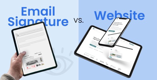 Email signatures vs. websites: where does your brand get more views?