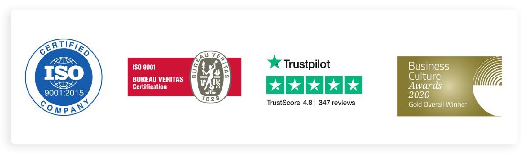 Including a company-gained certification, accreditation or membership increases trust of your customers and partners. Photo: AdSigner