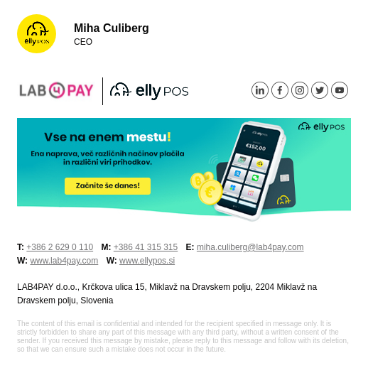 LAB4PAY email signature