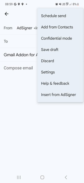 Click on three dots screen